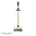 Laura Ashley Carson Medium Table Lamp Antique Brass & Crystal Base Only