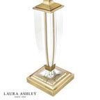 Laura Ashley Carson Medium Table Lamp Antique Brass & Crystal Base Only
