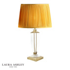 Laura Ashley Carson Medium Table Lamp Antique Brass & Crystal Base Only