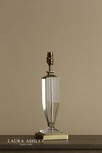 Laura Ashley Carson Medium Table Lamp Antique Brass & Crystal Base Only
