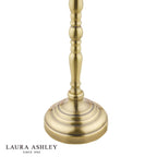 Laura Ashley Corey Antique Brass Candlestick Table Lamp Base Only