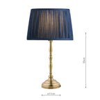 Laura Ashley Corey Antique Brass Candlestick Table Lamp Base Only