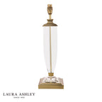 Laura Ashley Carson Large Table Lamp Antique Brass & Crystal Base Only