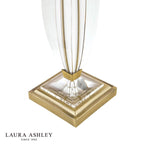 Laura Ashley Carson Large Table Lamp Antique Brass & Crystal Base Only