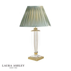 Laura Ashley Carson Large Table Lamp Antique Brass & Crystal Base Only