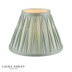 Laura Ashley Fenn Silk Empire Drum Shade Duck Egg 20cm/8 inch