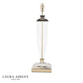 Laura Ashley Carson Large Table Lamp Polished Nickel & Crystal Base Only
