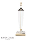 Laura Ashley Carson Large Table Lamp Polished Nickel & Crystal Base Only