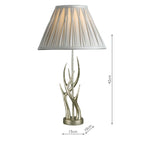 Laura Ashley Mulroy Antler Table Lamp Champagne Base Only