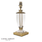 Laura Ashley Carson Small Table Lamp Antique Brass & Crystal Base Only