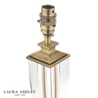 Laura Ashley Carson Small Table Lamp Antique Brass & Crystal Base Only