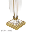 Laura Ashley Carson Small Table Lamp Antique Brass & Crystal Base Only