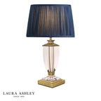 Laura Ashley Carson Small Table Lamp Antique Brass & Crystal Base Only