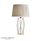 Laura Ashley Beckworth Large Table Lamp Polished Nickel Glass Base Only