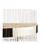 Laura Ashley Alexa 5lt Pendant Polished Nickel Glass Rods