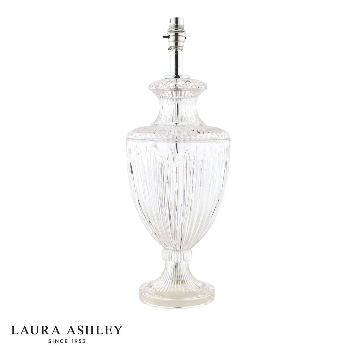 Laura Ashley Meredith Large Table Lamp Cut Glass Crystal Base Only