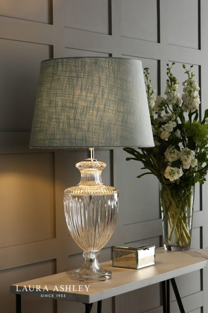 Laura Ashley Meredith Large Table Lamp Cut Glass Crystal Base Only