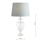 Laura Ashley Meredith Large Table Lamp Cut Glass Crystal Base Only