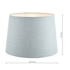Laura Ashley Bacall Linen Empire Drum Shade Duck Egg Blue 30cm/12 inch
