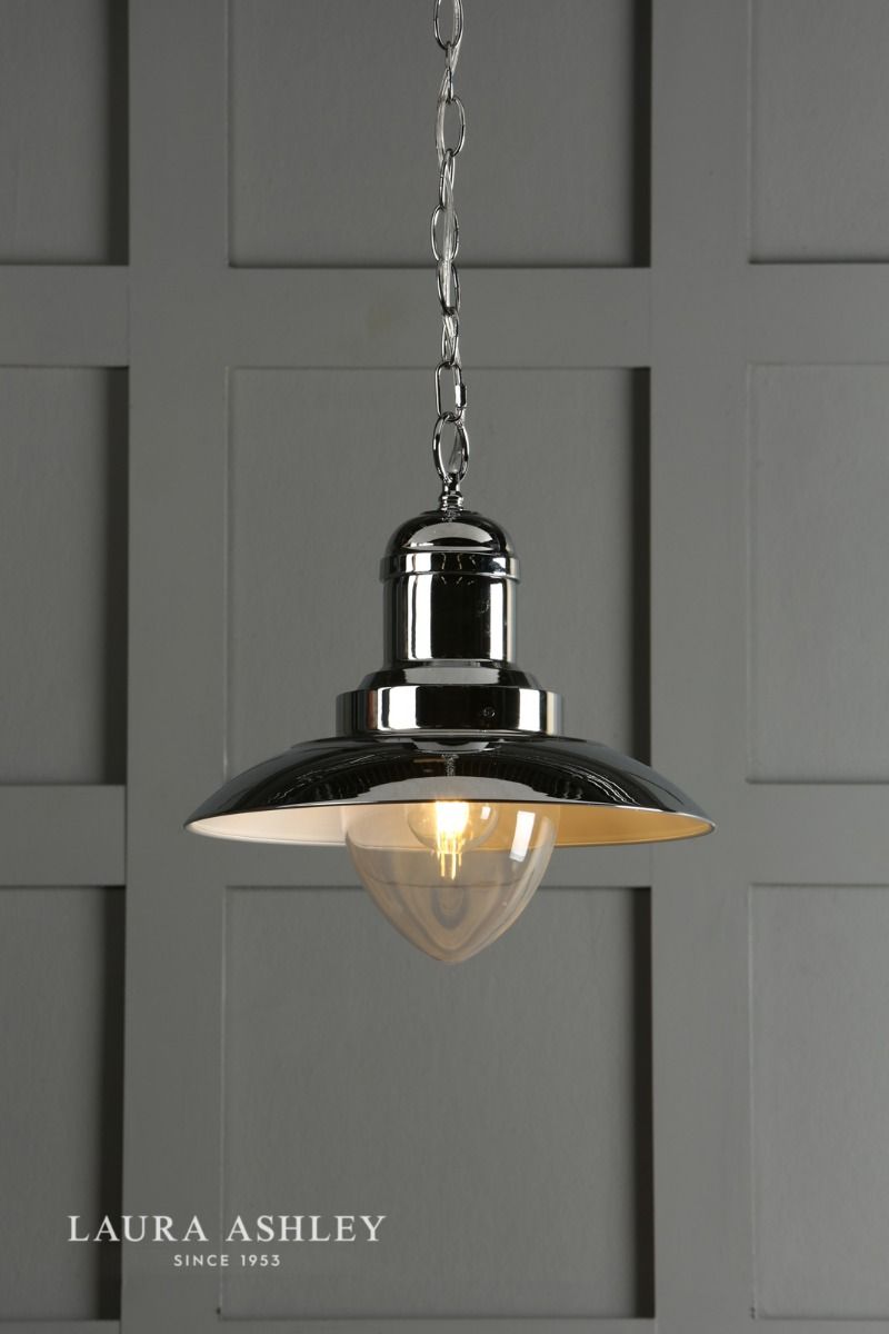Laura Ashley Corbridge Pendant Polished Chrome