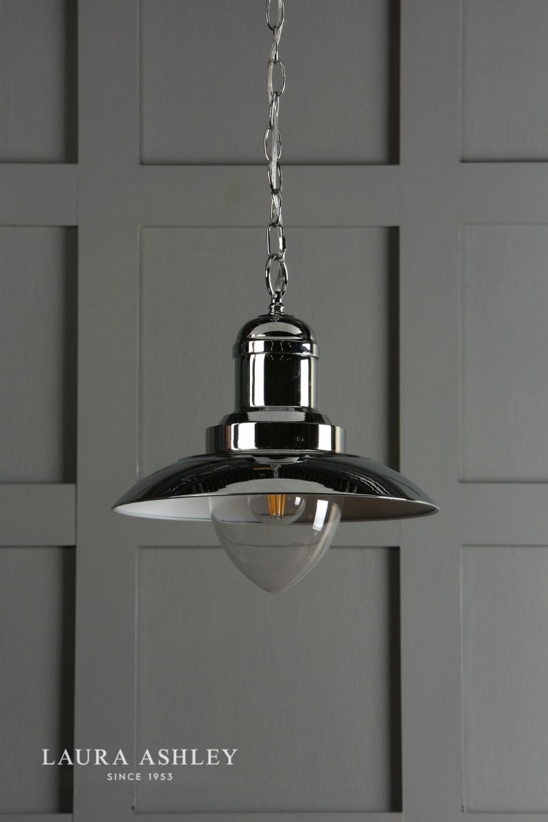 Laura Ashley Corbridge Pendant Polished Chrome