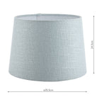 Laura Ashley Bacall Linen Empire Drum Shade Duck Egg Blue 35cm/14 inch