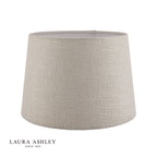 Laura Ashley Bacall Linen Empire Drum Shade Silver 30cm/12 inch