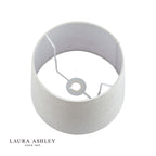 Laura Ashley Bacall Linen Empire Drum Shade Silver 30cm/12 inch