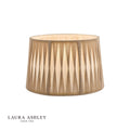 Laura Ashley Gathered Pleat Cotton Shade Natural 30cm/12 inch