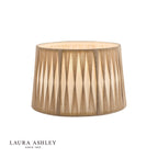 Laura Ashley Gathered Pleat Cotton Shade Natural 30cm/12 inch