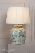 Laura Ashley Elizabeth Ceramic Table Lamp With Bird Print Design Base Only