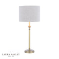 Laura Ashley Highgrove Table Lamp Matt Antique Brass With Shade
