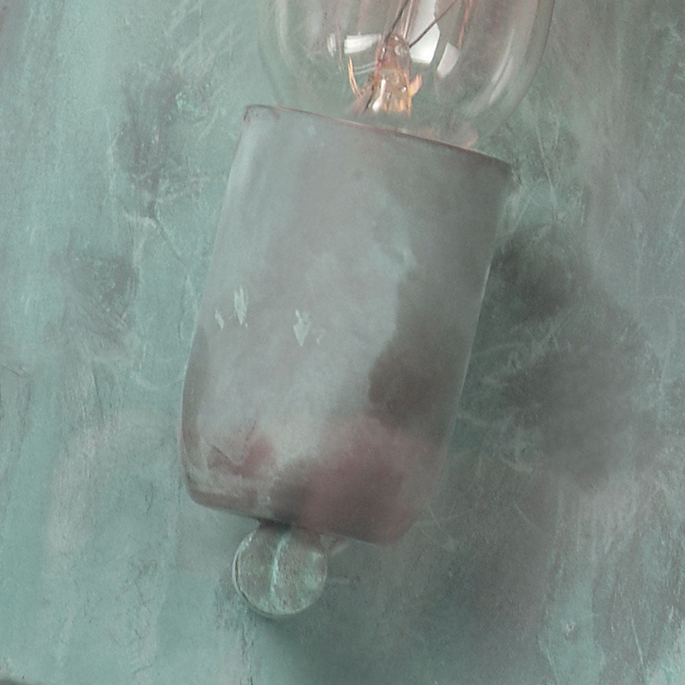 Lambeth Palace 1 Light Wall Lantern - Verdigris