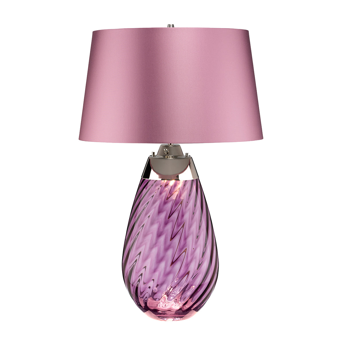 Lena 2 Light Large Plum Table Lamp