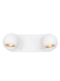 Lens 2lt Spot matt white