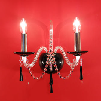 Liberec 2 Wall Light - Black