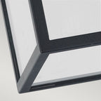 Lofoten Black Cube Flush Ceiling Light