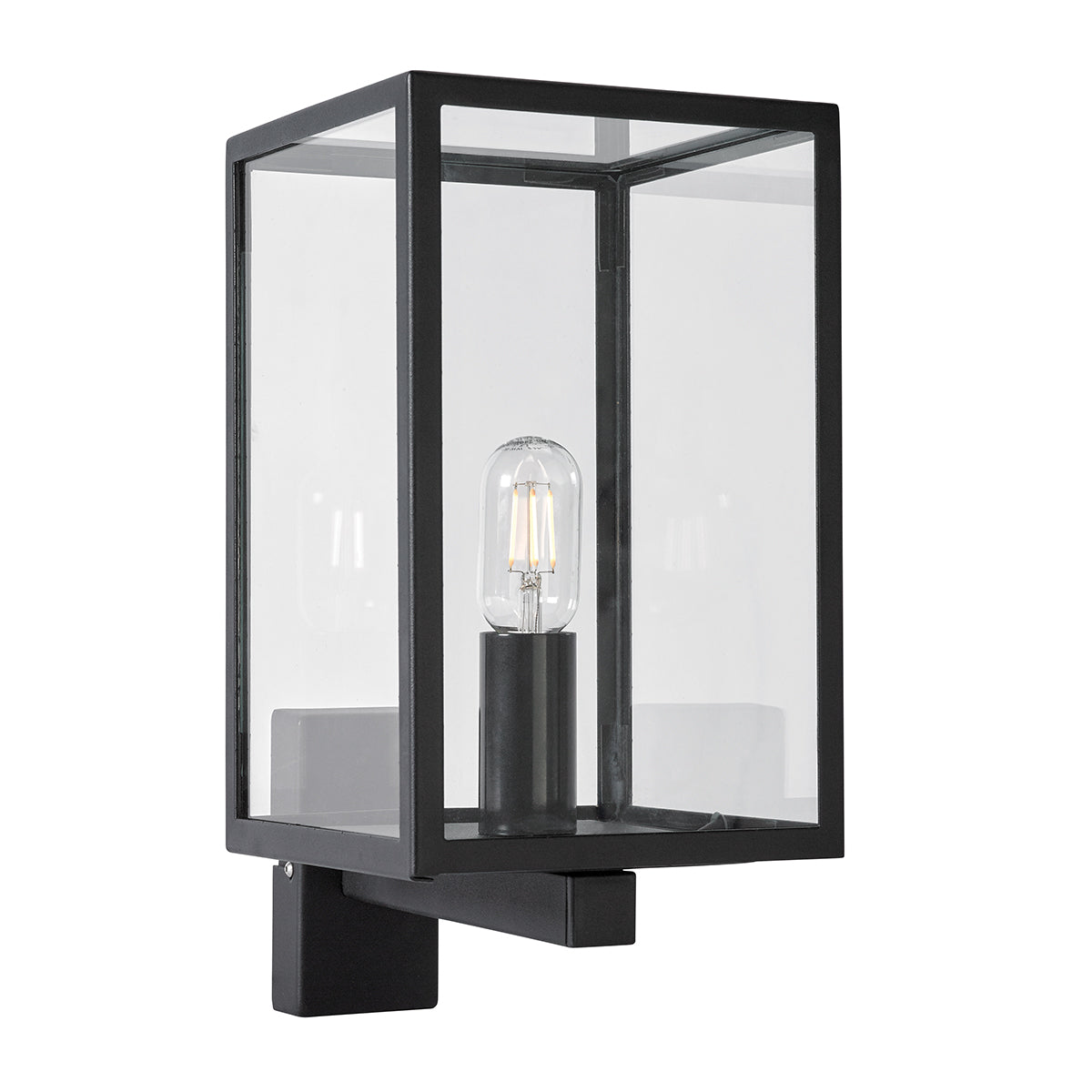 Lofoten Black Wall Light with Arm