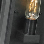 Lofoten 7-Light Black Half Wall Light