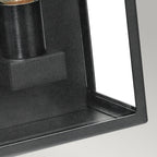 Lofoten 7-Light Black Half Wall Light