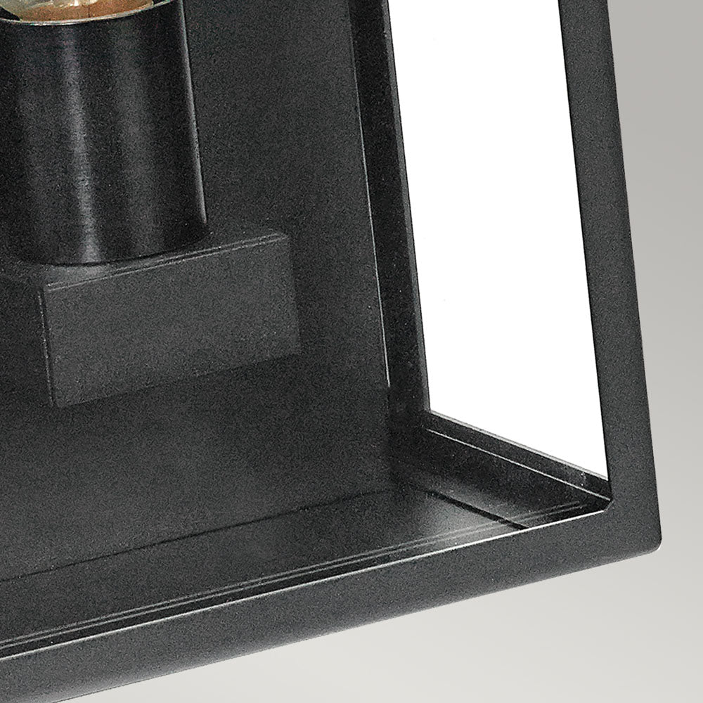 Lofoten 7-Light Black Half Wall Light