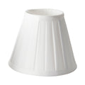 Pleated White Clip-on Candle Shade