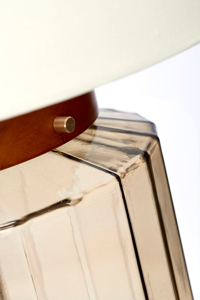 Luga Table Lamp - Smoke