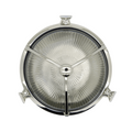 Trident Porthole Bulkhead Mirror Nickel