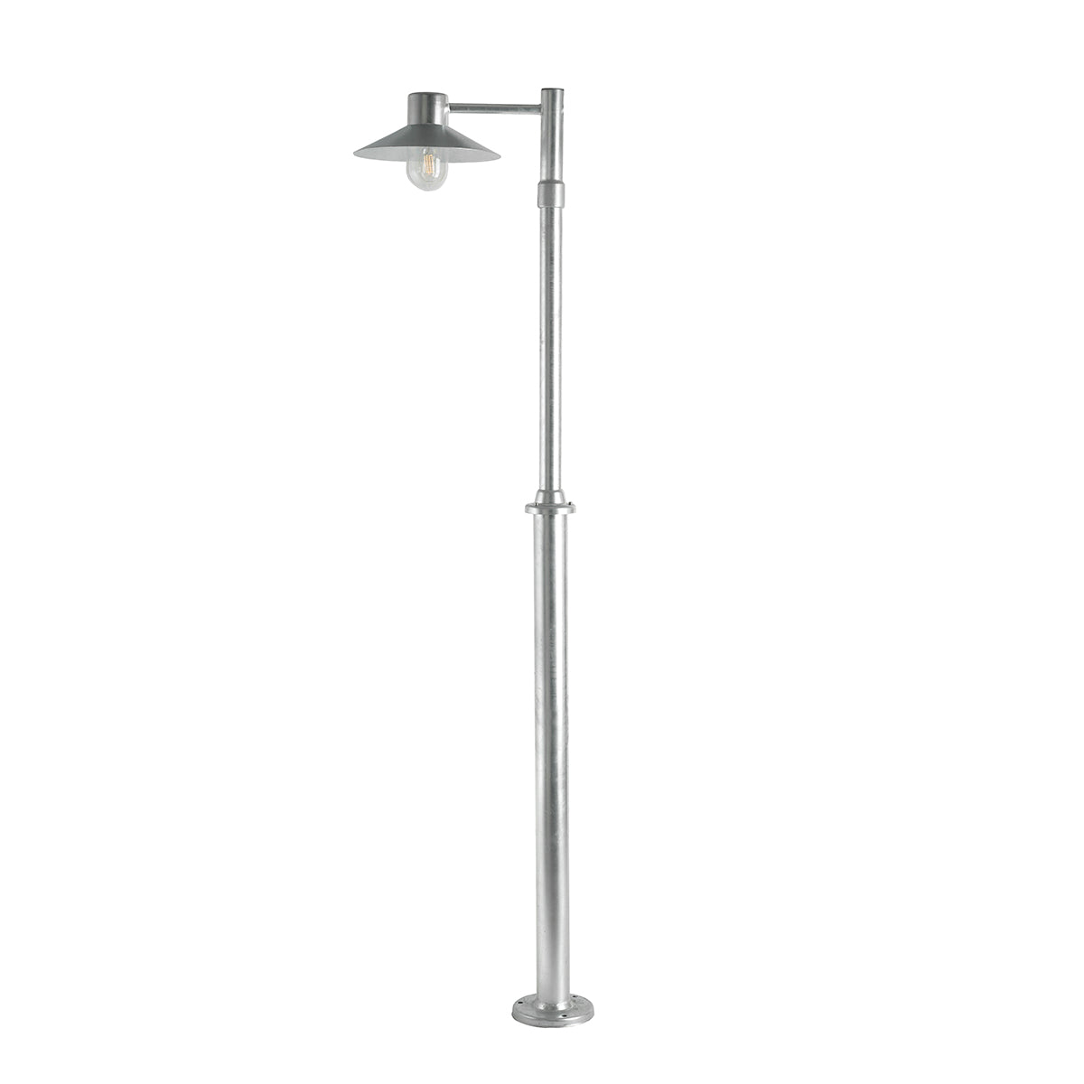 Lund Galvanized 1-Light Lamp Post