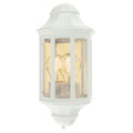 Malaga Mini 1-Light White Wall Lantern