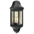 Malaga 1-Light Black Wall Lantern