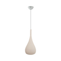 Maia 1 - Gloss White Metal Pendant