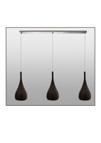 Maia 1 - 3 Light Bar Black of Metal Pendants
