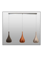 Maia 1 - 3 Light Bar Black of Metal Pendants